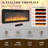 Alazik 70" Modern Electric Fireplace Tv Stand-1248904262