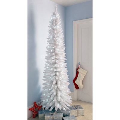 195cm H Lighted Artificial Pine Christmas Tree