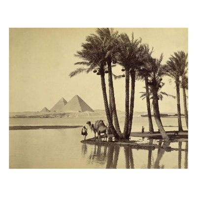 «The Pyramids» par G. Lékégian - Estampe numérique