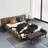 Clarkson Solid Wood Frame Genuine Leather Bench-162055963