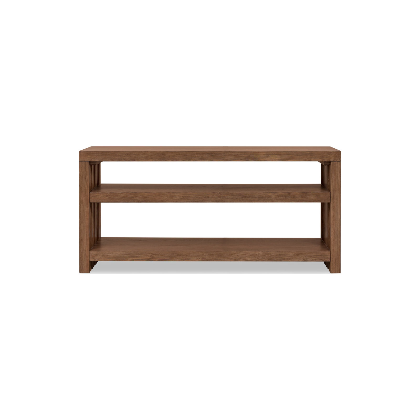 Finnian Console Table, Dark Brown Wood