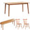 Solid Wood Dining Table Set