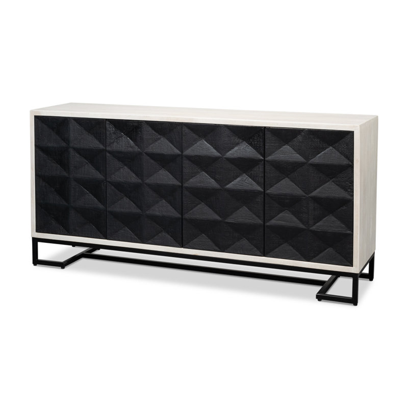 Asiger 72'' W Solid Wood Sideboard
