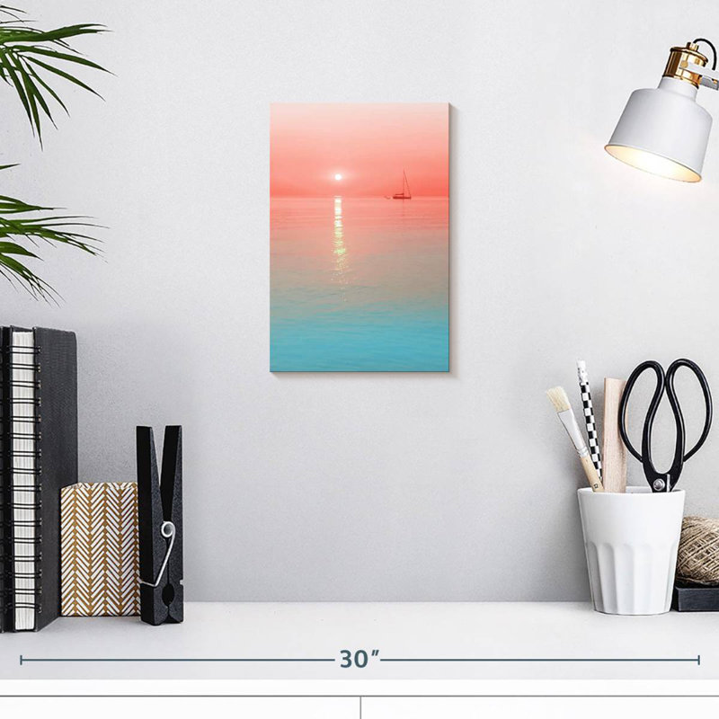 Gillard Coral Sea Sunrise, 12" H x 8" W