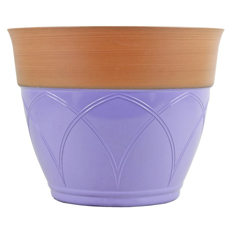 Cachepot, Terracotta/Orange, 12" H x 15" W x 15" D