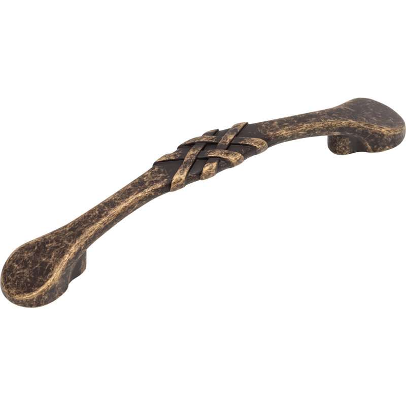 Celtic 3 3/4" Center Arch Pull Multipack, Weathered Brass