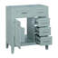 Meuble-lavabo de 30 po sans lavabo, base d'armoire seulement, armoire de salle de bain avec tiroirs, structure solide et panneau de fibres à densité moyenne-106668080