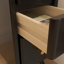 Table de chevet étroite en bois massif avec 2 tiroirs-1261880797-1261338577