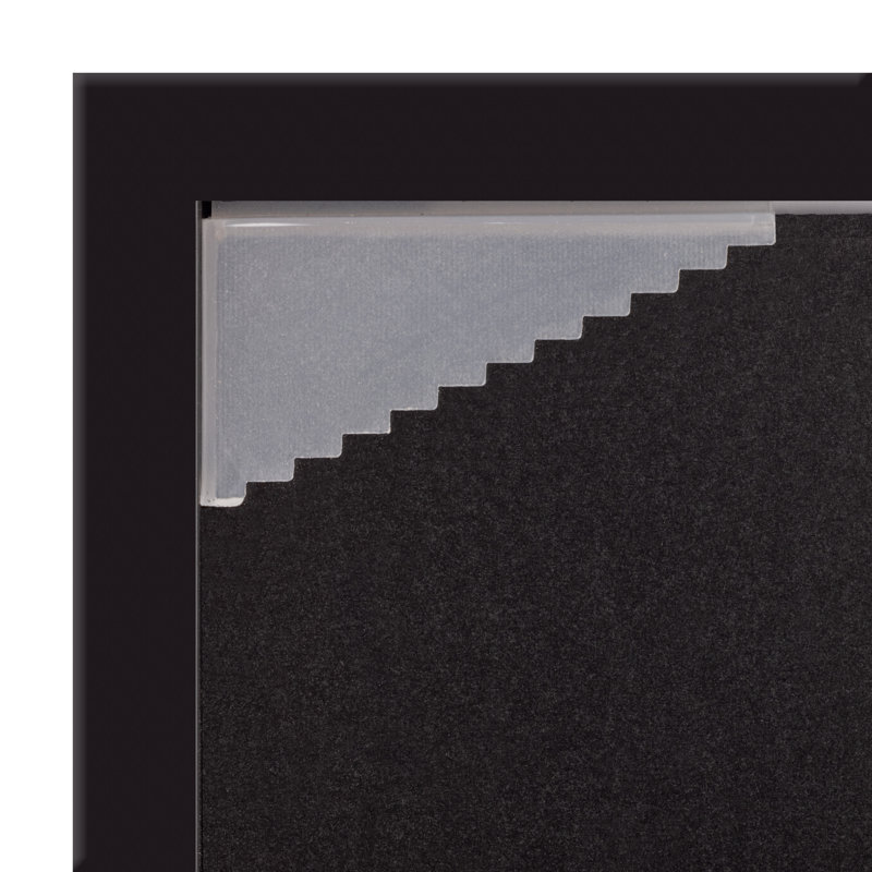 Black Wood 14x18 Wall Frame with Double Mat