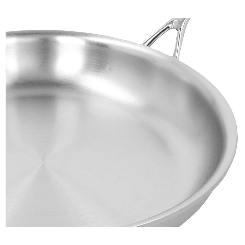 Demeyere Atlantis Proline Stainless Steel Fry Pan with Helper Handle, 12.5"