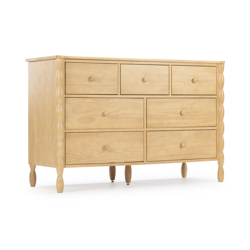 Commode à 7 tiroirs Jenny Lind, Blond