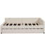 Lit plateforme tapissier avec port USB et lit gigogne simple-1508134829