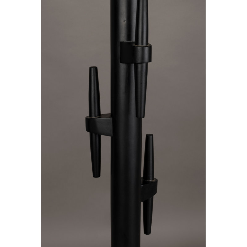 Jakub 5 - Hook Coat Rack, Black
