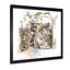 Vintage Old Europe View V - peinture sur toile encadrée