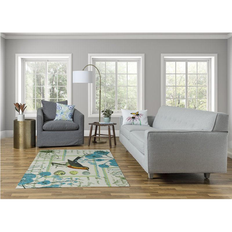 Chenille Indoor Rug, Rectangle 4' x 6'