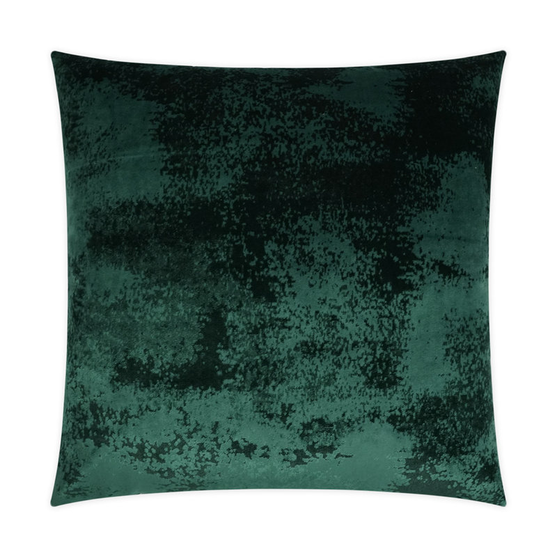 Grated Textured Reversible Throw Pillow, Emerald, Square 22"
