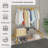 43.31'' Iron Rolling Clothing Rack-533284865