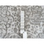 Tapis oriental carré gris en laine nouée à la main et en soie pure 8 pi 3 po x 8 pi 3 po F871FBA9AE444122AD43F913E527E20D