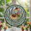 Panneau de vitrail Bee Flower-816241479