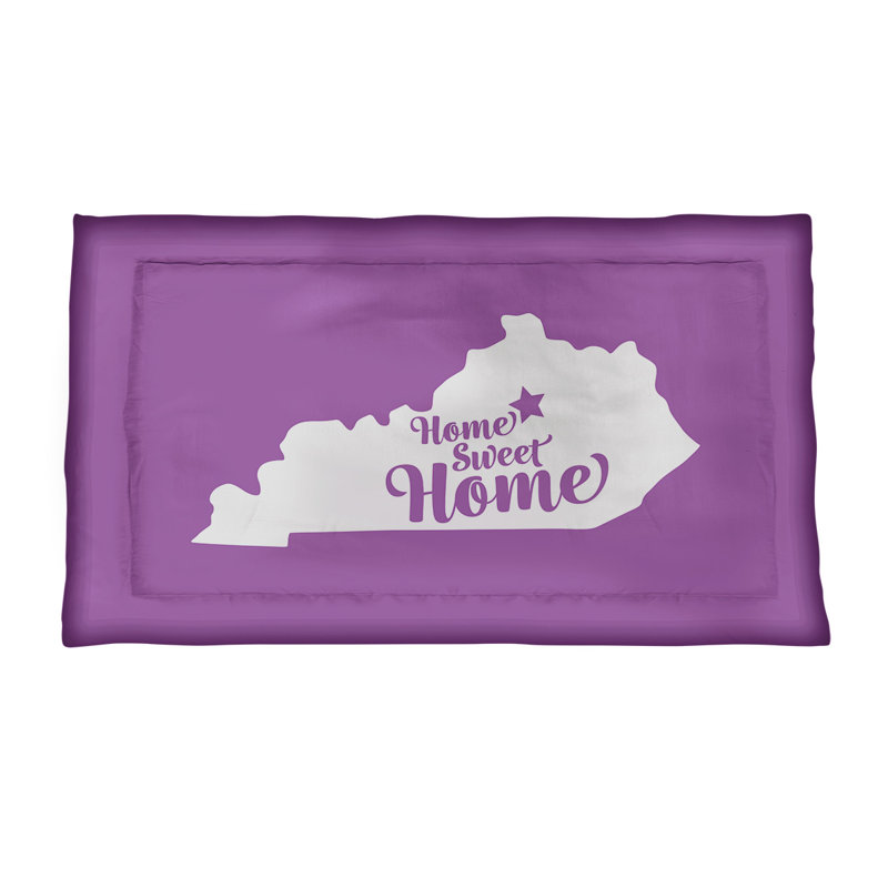 Polyester Sham Set, Microfiber, Standard/Twin, Violet