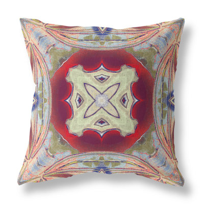 Coussin 18 po x 18 po Indigo
