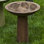 Handmade Pedestal Birdbath