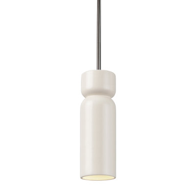 Luminaire suspendu cylindrique à 1 lumière Gokmen