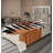 Ambesonne Mid Century Modern Boho Top Flat Sheet Leaf Motifs Twin Cinnamon Eggshell and Amber-109020232