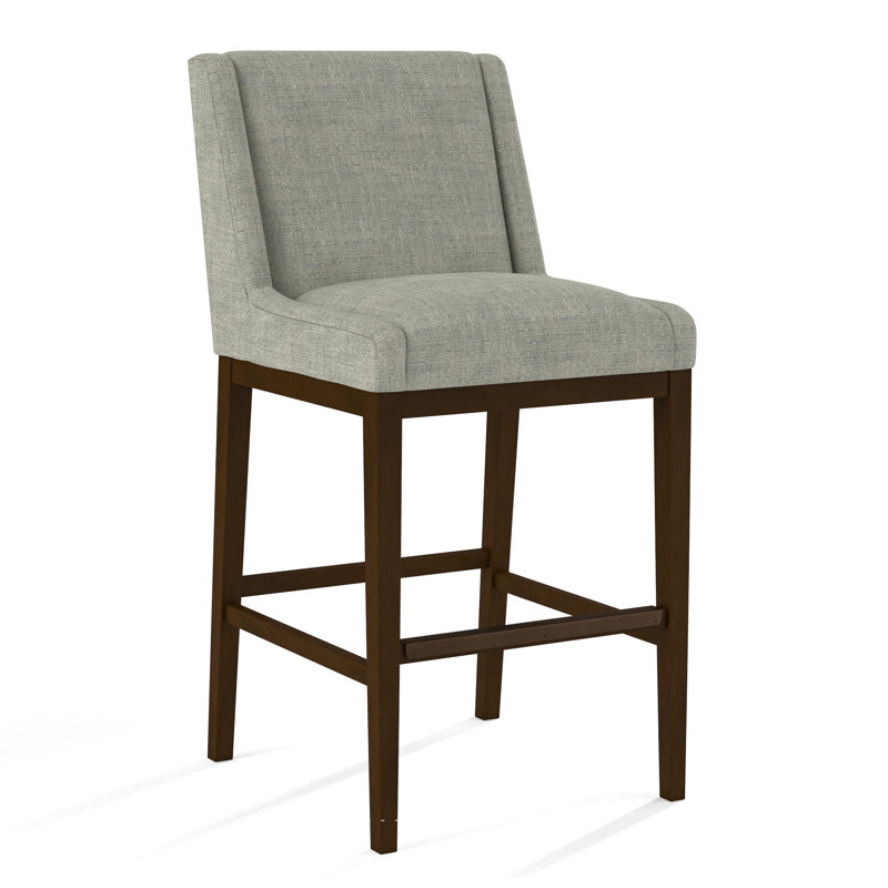 Upholstered Stool, 61606-88, Pecan