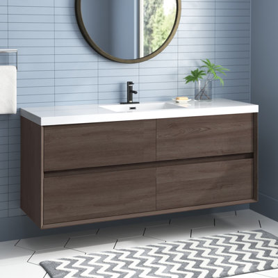 Meuble-lavabo simple l 59,25 po Seavy