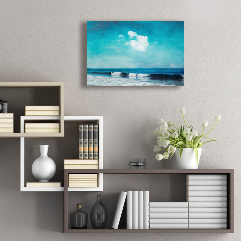 Art mural en verre Rosecliff Heights, H 16 po x l 24 po x P 0,2 cm