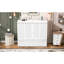 Lit en blanc avec fente et grand tiroir d'armoire peu encombrant-4827180-4827181
