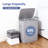 Double Laundry Hamper With Lids Removable Bags Dual Compartments For Sorting Clothes