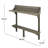 Gray Wood Outdoor Balcony Table - Transform Your Living Patio Bar In Enjoy Time