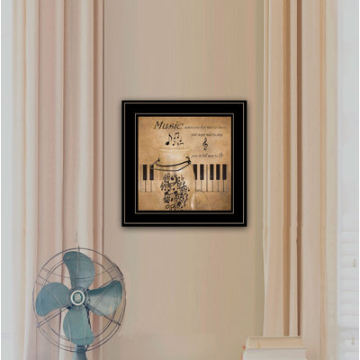 Music Framed Wall Art for Living Room, Home Wall Décor for Bedroom by Robin-Lee Vieira