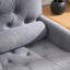 Fauteuil d'appoint rembourré capitonné-1205692058
