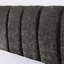 Structure de lit tapissier pour grand lit avec tissu en chenille épais, tête de lit confortable et tiroirs de rangement sous le lit - gris foncé-433250593-433250599