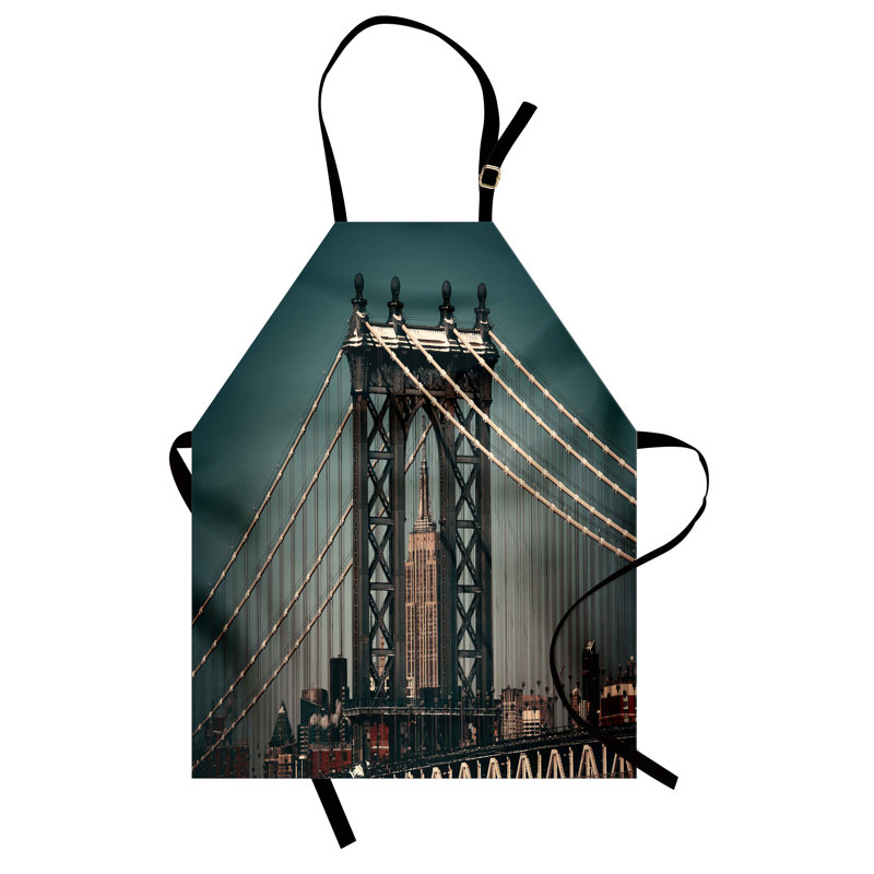 No Pattern Bib Apron