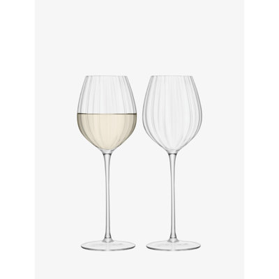 Aurelia 15oz. Handmade White Wine Glass Set