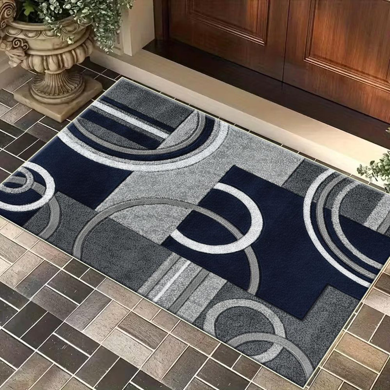 Geometric Pattern Area Rug, Soft And Lightweight, Suitable For All Seasons, Easy To Maintain And Easy To Clean, Machine Washable Carpet Floor Mat, Suitable For Living Room, Bedroom, Dining Room, Hallway, Balcony, Room Decor, Home Decor, Outdoor Decor