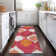 Machine-Washable Stain Polyester Resistant Geometric Area Rug