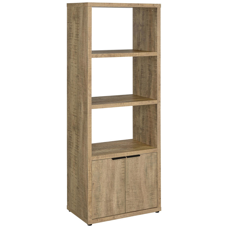 , Mango, 3 tablettes, tour média, collections, armoire à deux portes, étagères supplémentaires, accessoires aspect mangue, tablettes horizontales, livres, extras, cotes