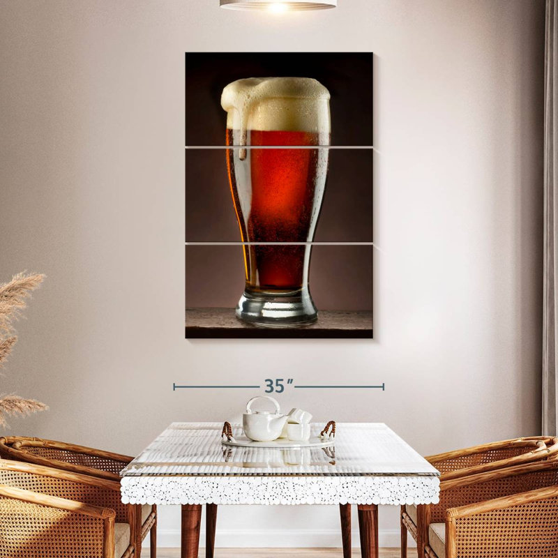 Grand verre à bière Yarlin, H 50 po x l 32 po