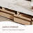 Modern Light Wood TV Stands, Stone Table-top, 3-6 Drawers, Fully Assembled-241539066