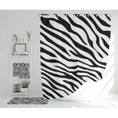 Navianna Polyester Shower Curtain Set