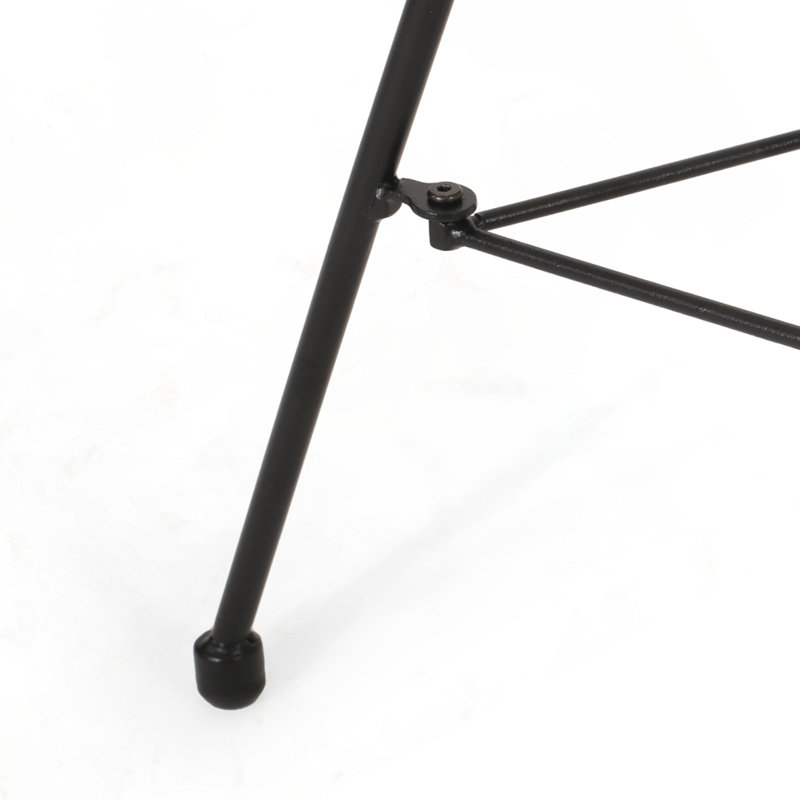 Outdoor Patio Side Table, Black