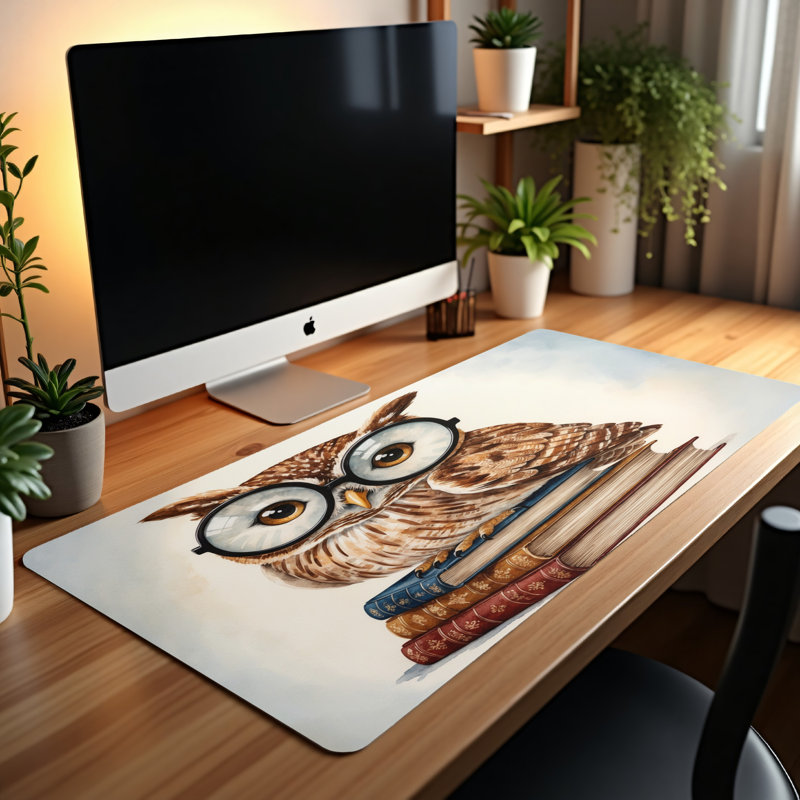 Polyester Desk Pad, 14.4x12.1