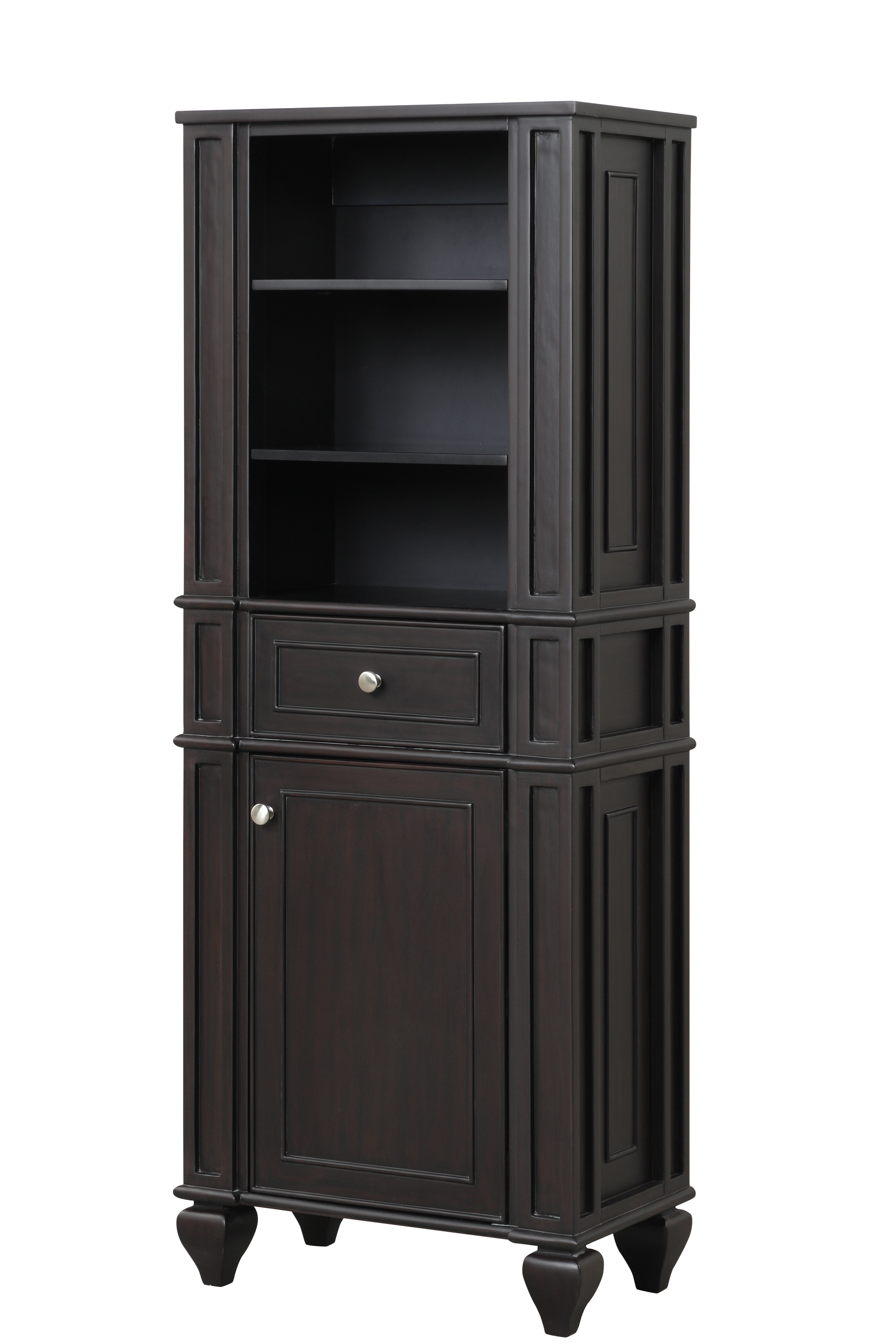 Lark Manor Arbesa Solid Wood Freestanding Linen Cabinet & Reviews | Wayfair