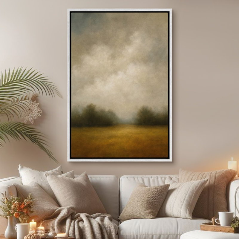 Art mural encadré, rétro, antique et classique pour chambre à coucher - 16 po x 24 po, H 24 po x l 16 po, Blanc