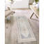 Tapis traditionnel Matthei de couleur bleu marine-1333421178